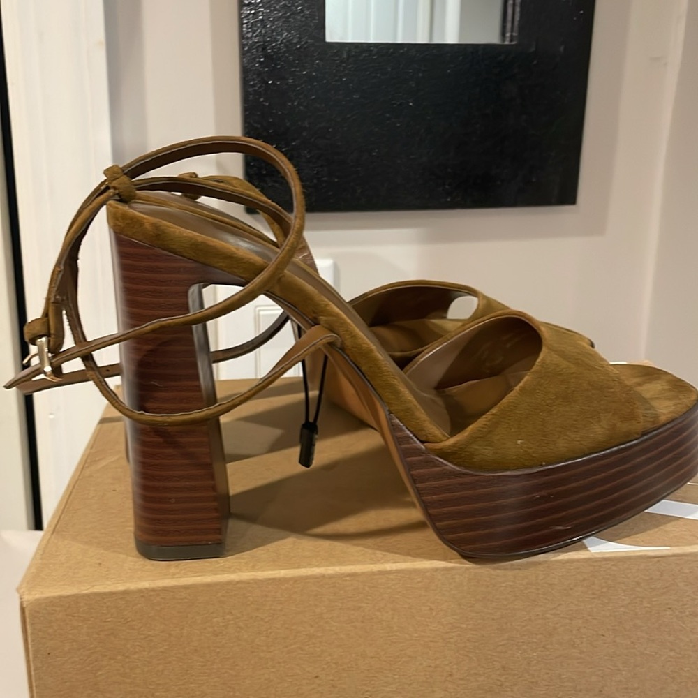 Zara suede brown sandals - Picture 7 of 8